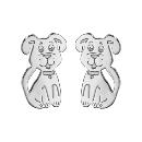 Boucles d'oreilles Argent 925 Chien