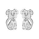 Boucles d'oreilles Argent 925 Chien