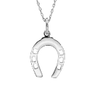 Collier Argent 925 Pendentif Fer à Cheval