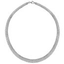 Collier Argent 925 Omega Semi-Rigide Strié