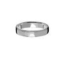 Bague Alliance Argent 925 Double Godrons 4 mm