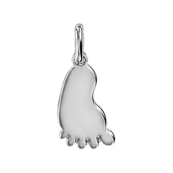 Pendentif Argent 925 Pied de Bébé Option Gravure