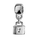 Charms Argent 925 Suspendu Cadenas