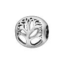 Charms Argent 925 Boule Ajouré Arbre de Vie