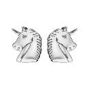 Boucles d'oreilles Argent 925 Tige Tête de Licorne