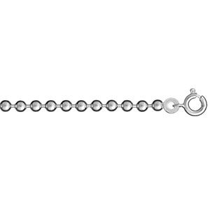 Chaine Argent 925 Maille Boule Enfilée 3 mm