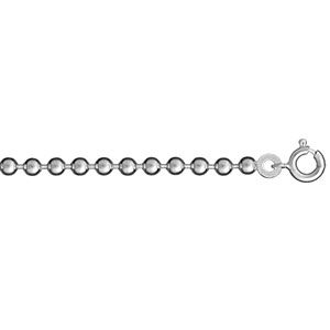 Bracelet Argent 925 Maille Boule Enfilée 3 mm