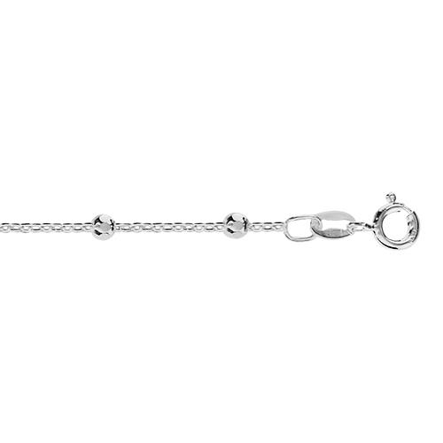 Bracelet Argent 925 Boules Facetées 2 mm