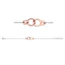 Bracelet Argent 925 et Dorure Rose Menottes