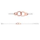 Bracelet Argent 925 et Dorure Rose Menottes