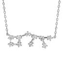 Collier Argent 925 Constellation Zodiaque Taureau Zirconium Sertis