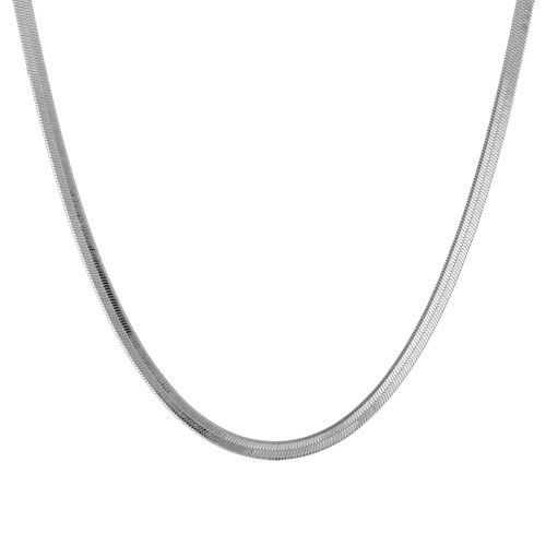 Collier Argent 925 Maille Souple Miroir 