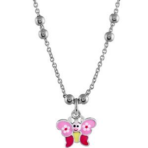 Collier Argent 925 Enfant Papillon