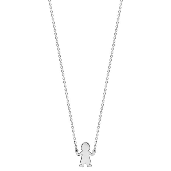 Collier Argent 925 Pendentif Motif Garçon