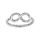 Bague de Phalange Argent 925 Symbole Infini