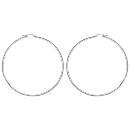 Créoles Acier 316L Fil 2 mm Diam. 70 mm