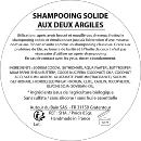 Shampooing solide Conditionneur aux Deux Argiles Recharge Autour du bain