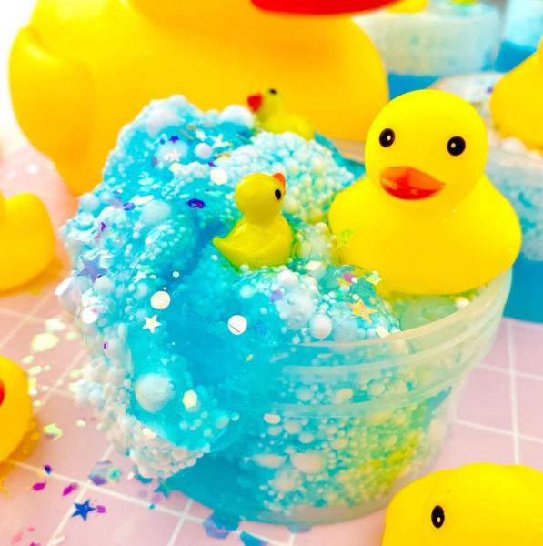 Slime Kawai Canard jaune